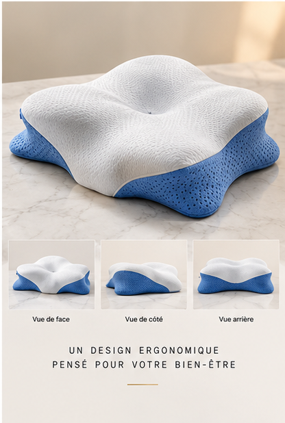 Oreiller ergonomique à mémoire de forme